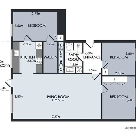 Sanders Arena - Precious Three-bedroom Close To Metro Station Appartement